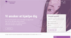 Desktop Screenshot of abortlinien.dk