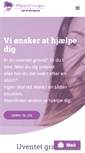 Mobile Screenshot of abortlinien.dk